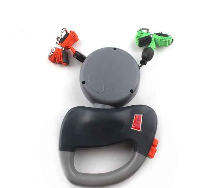 Retractable Dog Walking Leash for Dual Pets - Travillure Pet Emporium