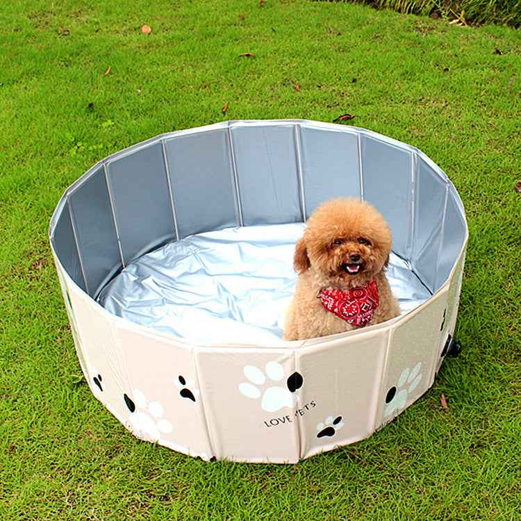 Foldable Dog Pool for Indoor & Outdoor Swimming and Bathing - Travillure Pet Emporium