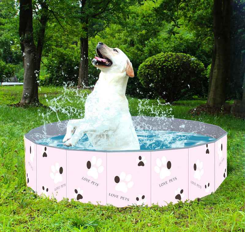 Foldable Dog Pool for Indoor & Outdoor Swimming and Bathing - Travillure Pet Emporium