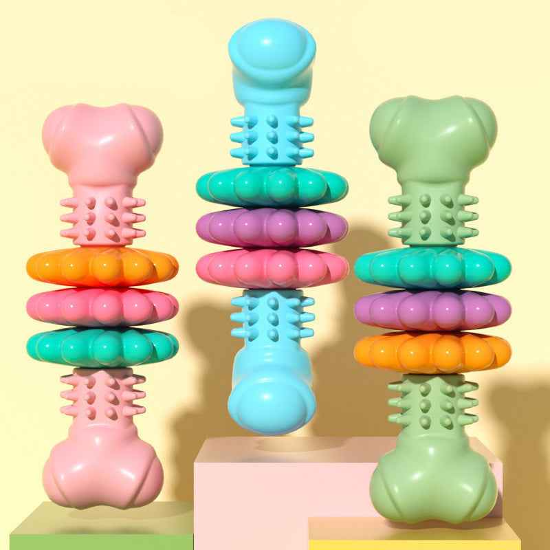Bone Type Bite Resistant Bone Teething Toy for Comfortable Teething Relief - Travillure Pet Emporium