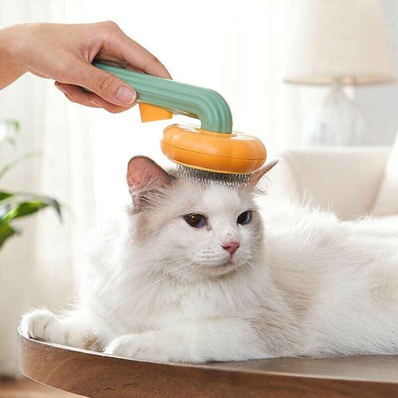 Pet Self-Cleaning Slicker Brush for Dogs - Effortless Grooming Solution - Travillure Pet Emporium