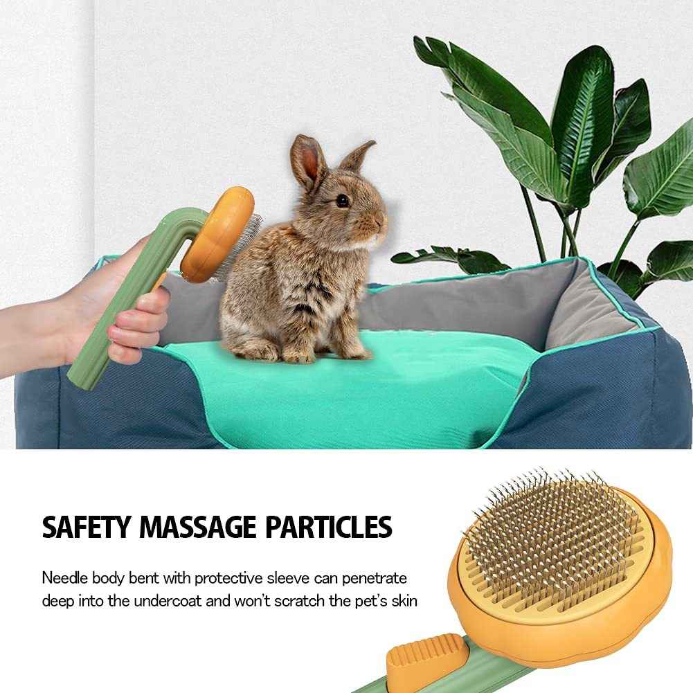 Pet Self-Cleaning Slicker Brush for Dogs - Effortless Grooming Solution - Travillure Pet Emporium