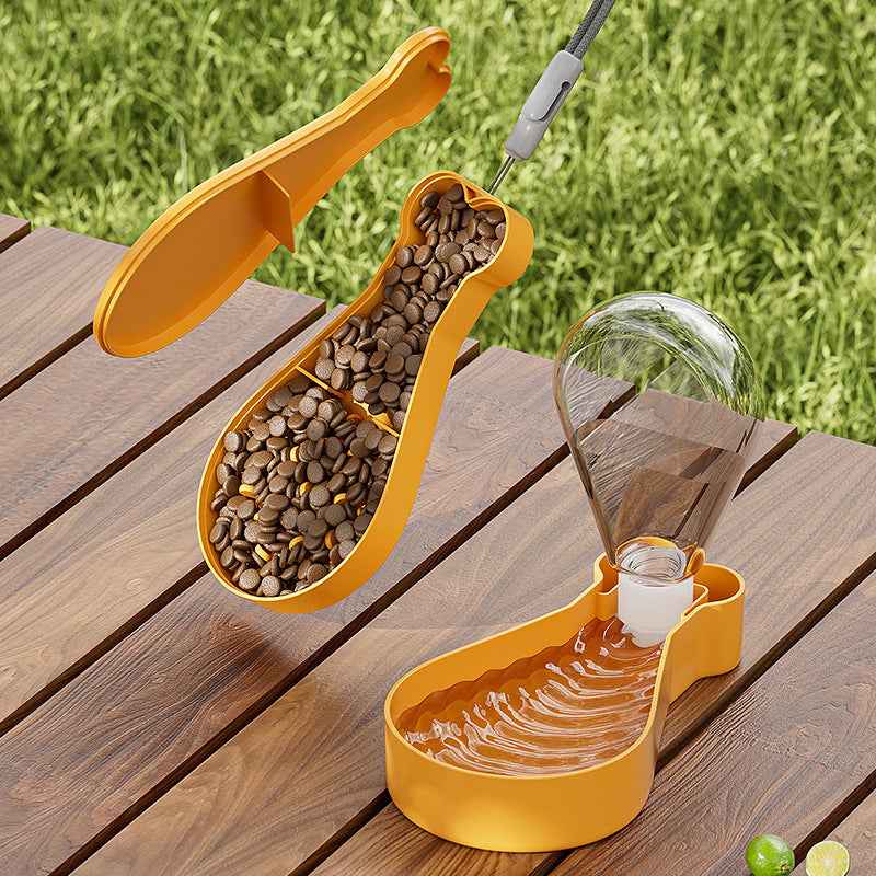 Portable 2-in-1 Pet Water Bottle - Convenient Portable Pet Water Bottle Feeder - Travillure Pet Emporium