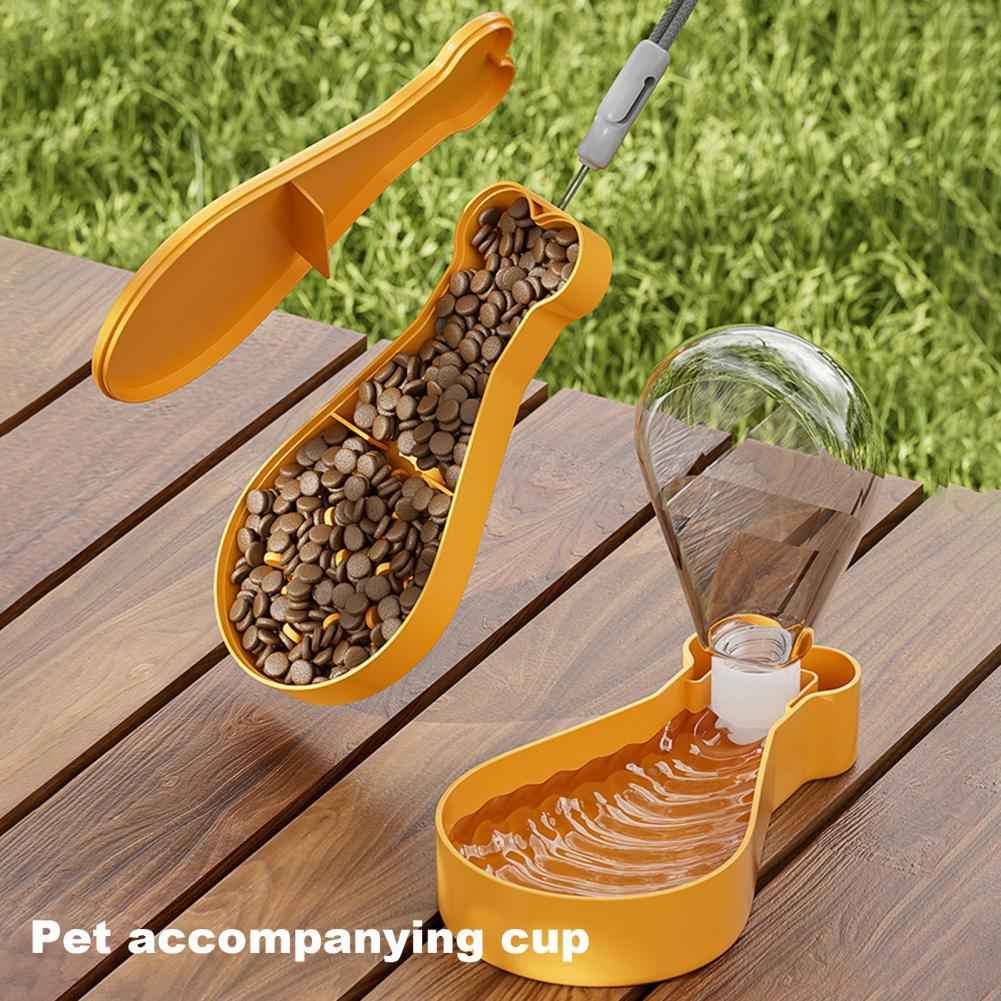 Portable 2-in-1 Pet Water Bottle - Convenient Portable Pet Water Bottle Feeder - Travillure Pet Emporium