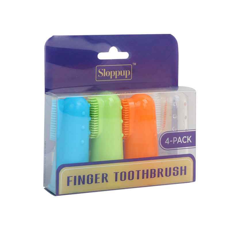 Pet Finger Toothbrush for Cats and Dogs - Gentle Oral Care Solution - Travillure Pet Emporium