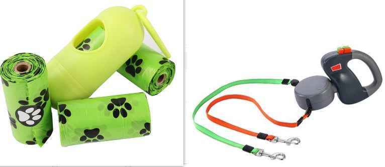 Retractable Dog Walking Leash for Dual Pets - Travillure Pet Emporium
