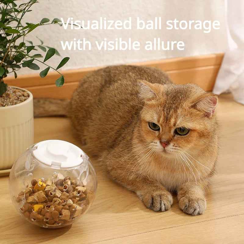 Interactive Slow Feeding Ball Toy for Dogs and Cats - Travillure Pet Emporium