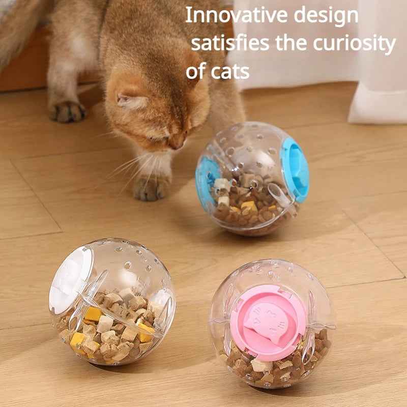 Interactive Slow Feeding Ball Toy for Dogs and Cats - Travillure Pet Emporium