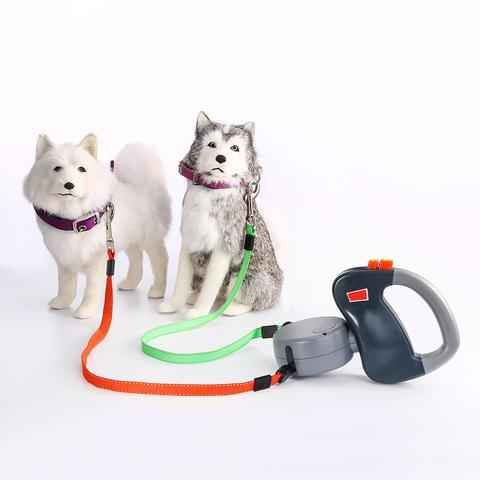 Retractable Dog Walking Leash for Dual Pets - Travillure Pet Emporium