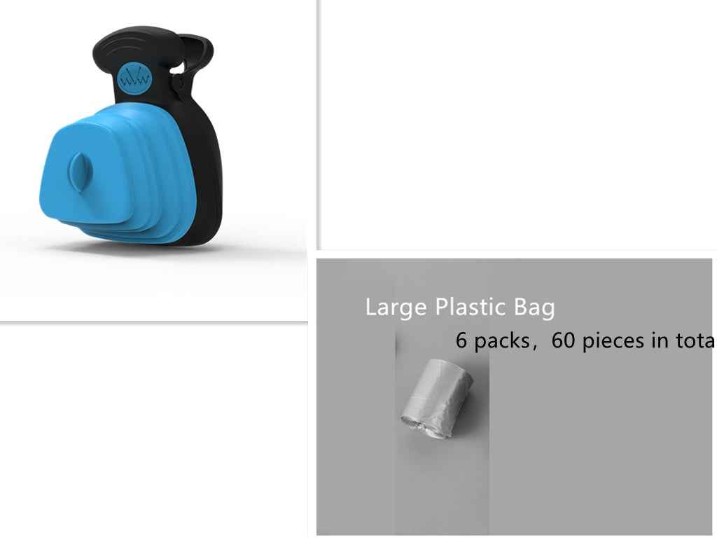 Portable Dog Poop Bag Dispenser with Foldable Scoop for Easy Cleanup - Travillure Pet Emporium