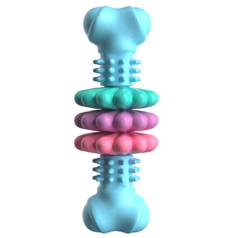 Bone Type Bite Resistant Bone Teething Toy for Comfortable Teething Relief - Travillure Pet Emporium