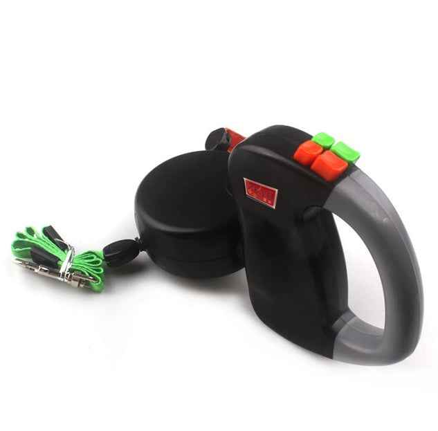 Retractable Dog Walking Leash for Dual Pets - Travillure Pet Emporium