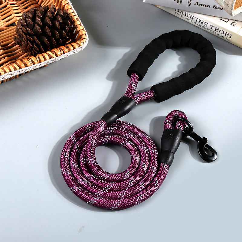 Nylon Dog Leash - Durable Round Rope Design for Ultimate Control - Travillure Pet Emporium