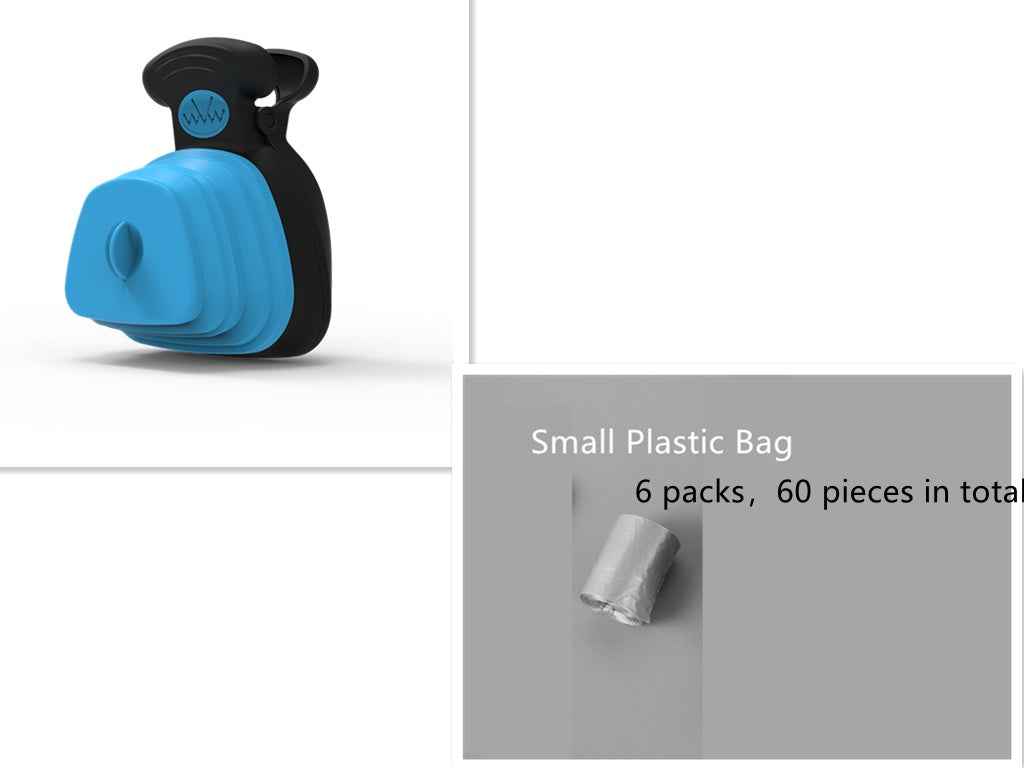 Portable Dog Poop Bag Dispenser with Foldable Scoop for Easy Cleanup - Travillure Pet Emporium