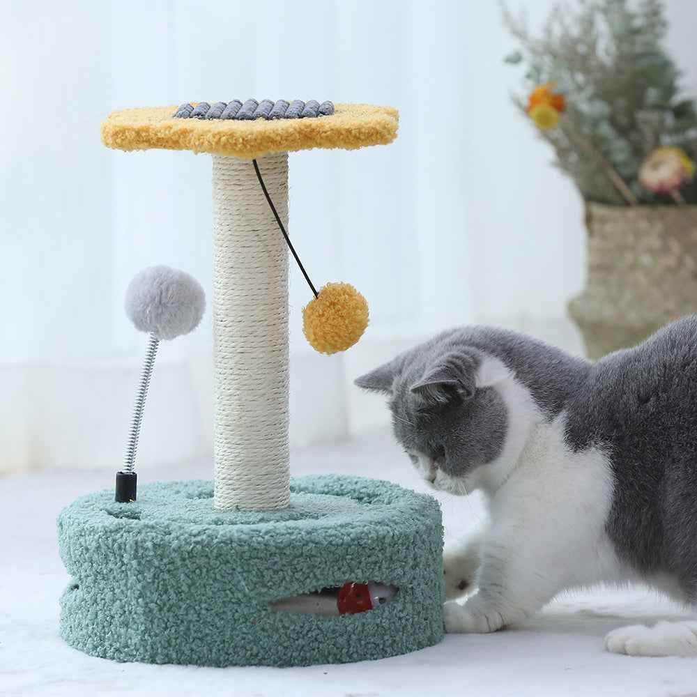 Multifunctional Cat Teasing Toy - Interactive Scraping Rod for Hours of Fun - Travillure Pet Emporium