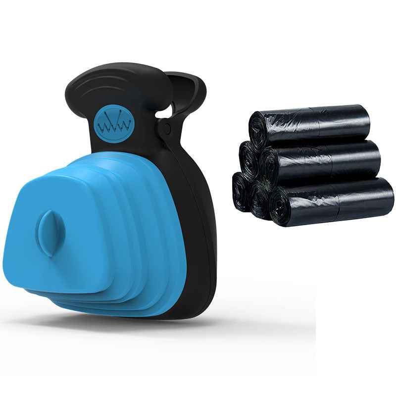 Portable Dog Poop Bag Dispenser with Foldable Scoop for Easy Cleanup - Travillure Pet Emporium