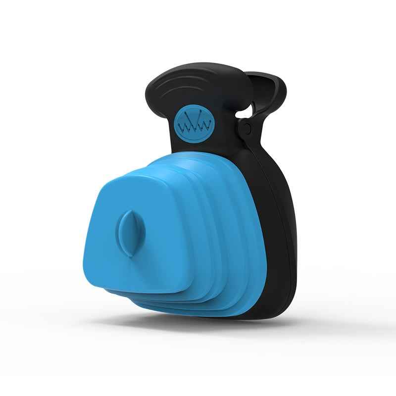 Portable Dog Poop Bag Dispenser with Foldable Scoop for Easy Cleanup - Travillure Pet Emporium