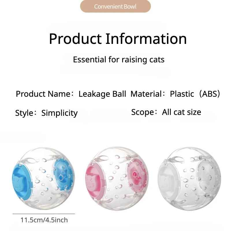 Interactive Slow Feeding Ball Toy for Dogs and Cats - Travillure Pet Emporium