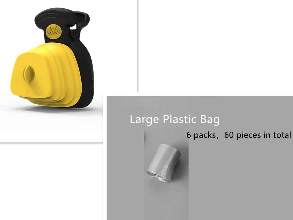 Portable Dog Poop Bag Dispenser with Foldable Scoop for Easy Cleanup - Travillure Pet Emporium