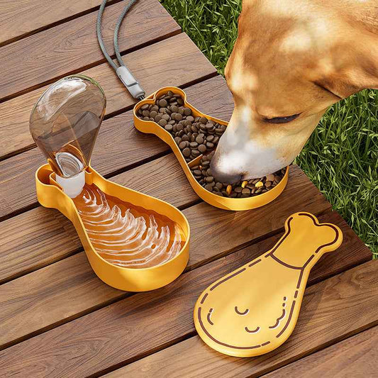 Portable Pet Water Bottle: The Ultimate 2-in-1 Hydration Solution for Your Pet On the Go