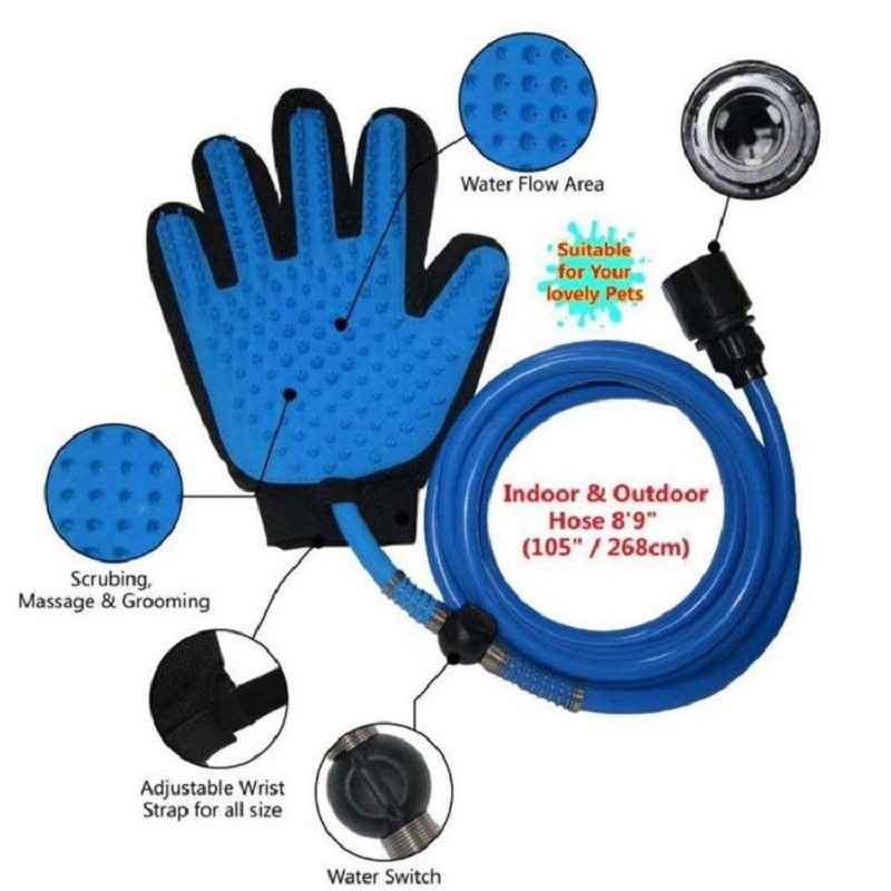 Handheld Dog Shower Tool for Effortless Pet Bathing - Travillure Pet Emporium