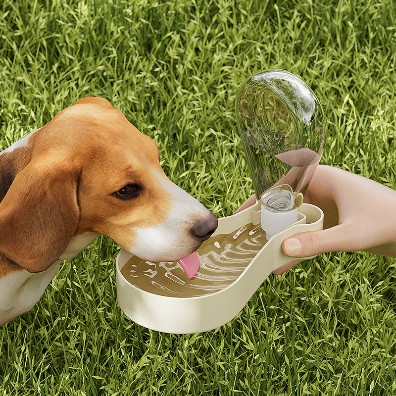 Portable 2-in-1 Pet Water Bottle Feeder