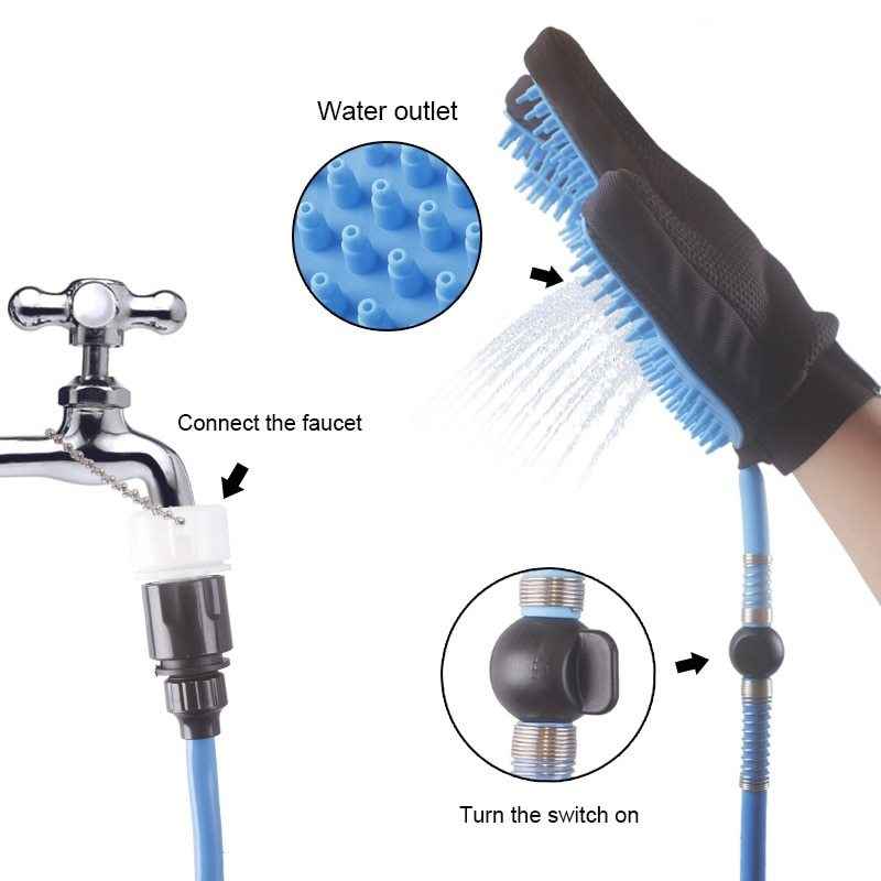 Handheld Dog Shower Tool for Effortless Pet Bathing - Travillure Pet Emporium