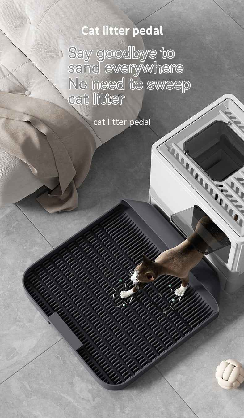 Waterproof Cat Litter Box for Easy Cleanup and Odor Control - Travillure Pet Emporium