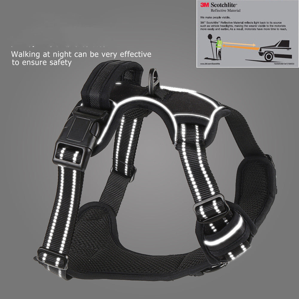 No-Pull Breathable Reflective Dog Harness