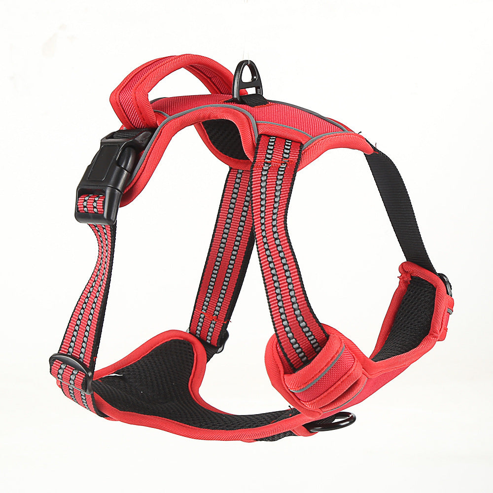 No-Pull Breathable Reflective Dog Harness