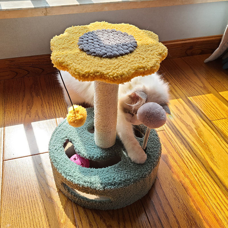 Multifunctional Scraping Cat Teasing Rod Toy