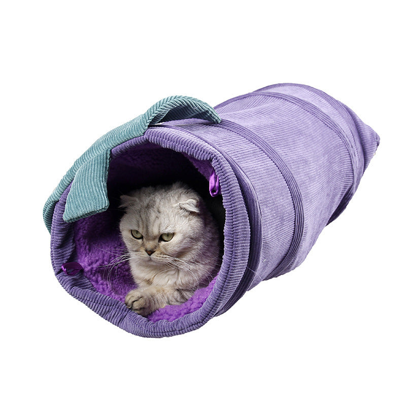 Creative Fruit Pet Cat Tunnel Toy