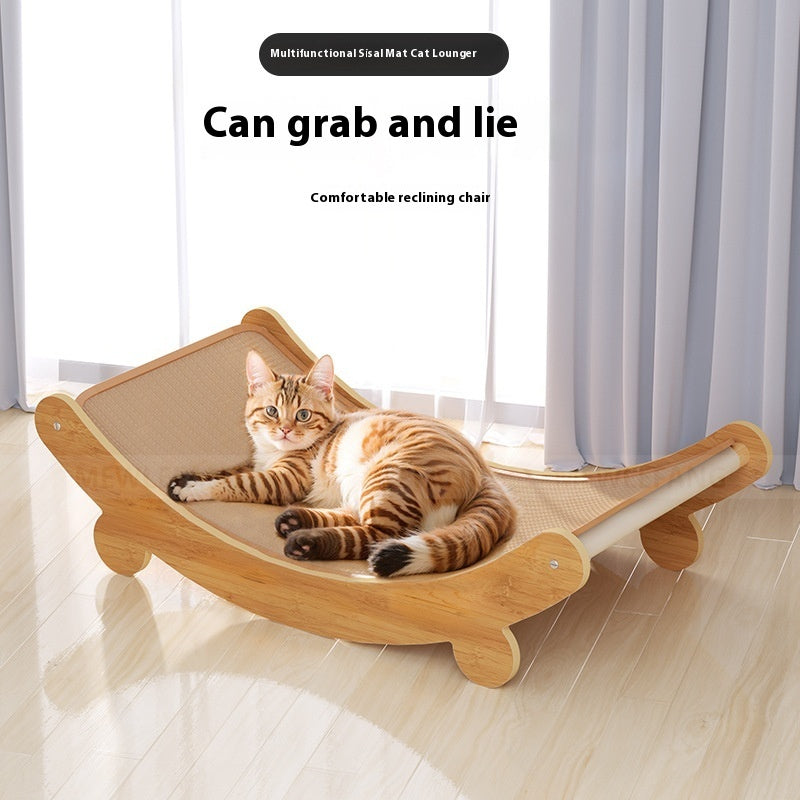 Full Sisal Cat Scratch Lounge Chair Nest