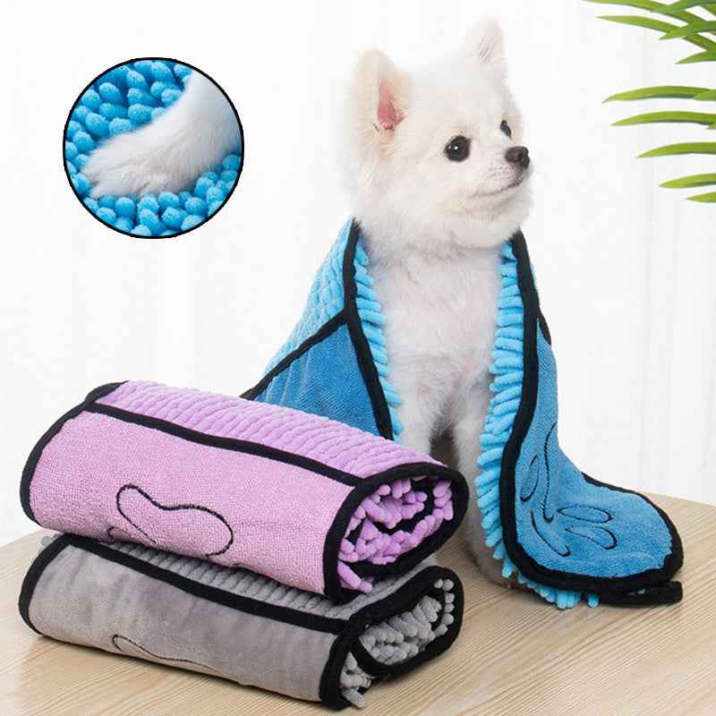 Super Absorbent Microfiber Pet Towels for Dogs & Cats - Travillure Pet Emporium