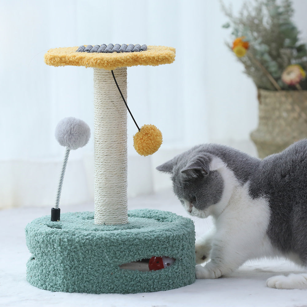 Multifunctional Scraping Cat Teasing Rod Toy